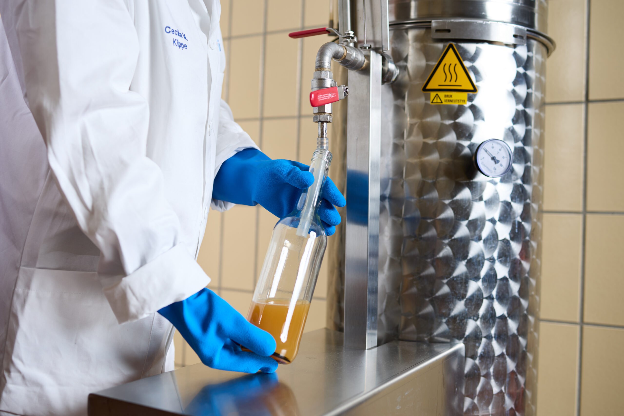 Pasteurisering av juice.
